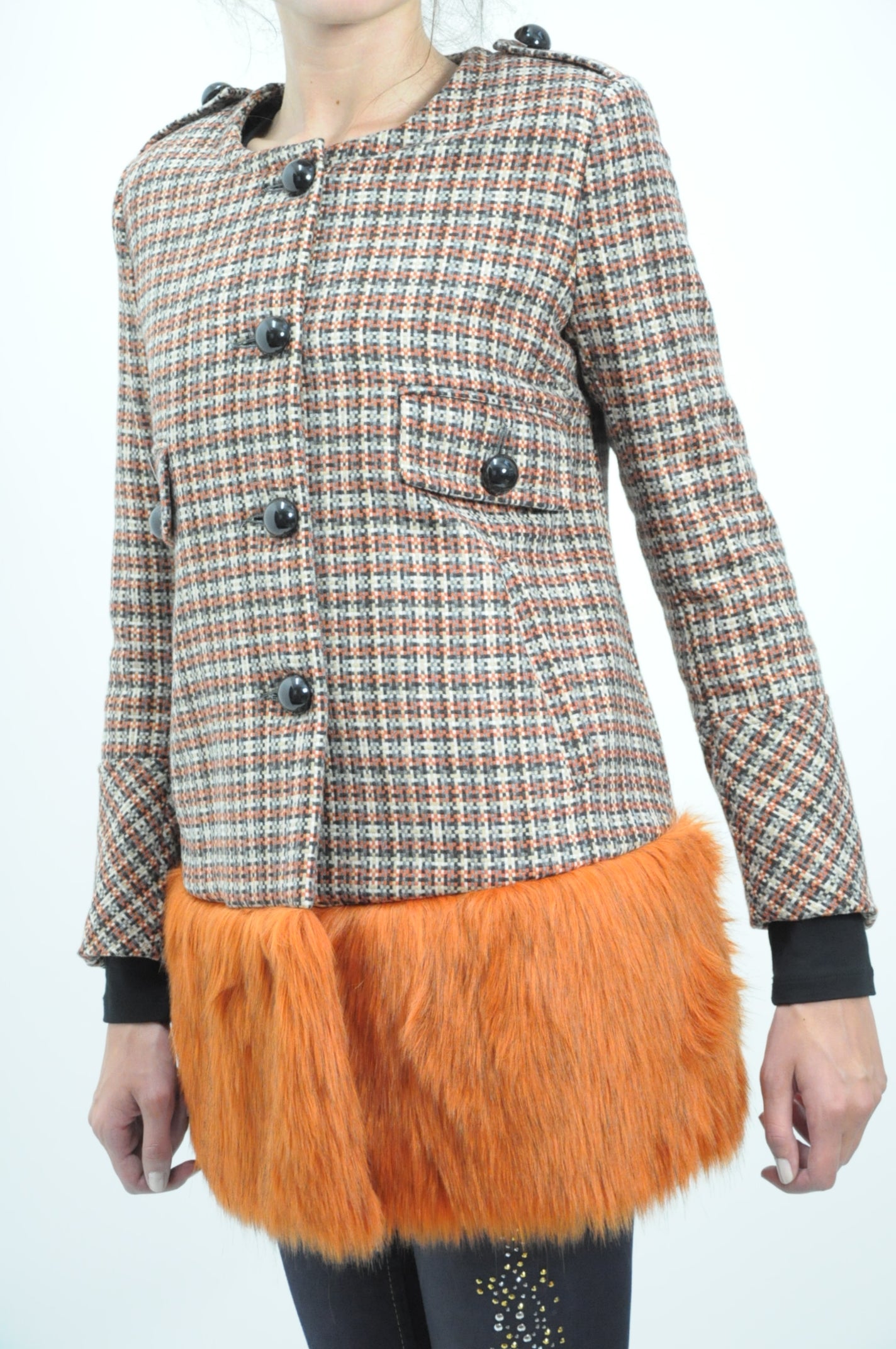 Cooper Faux Fur Trimmed Coat