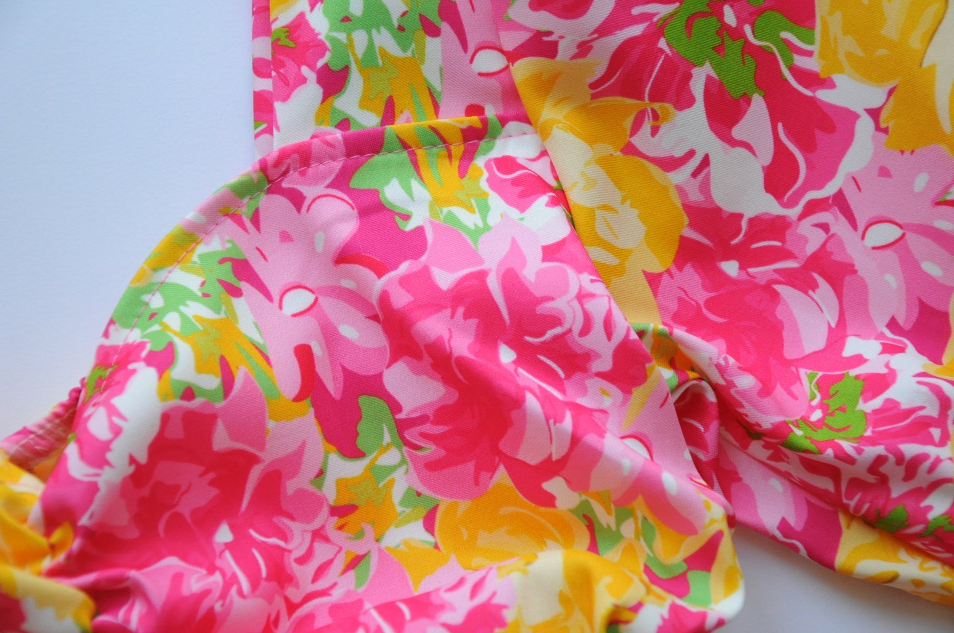 Floral drapped mini dress
