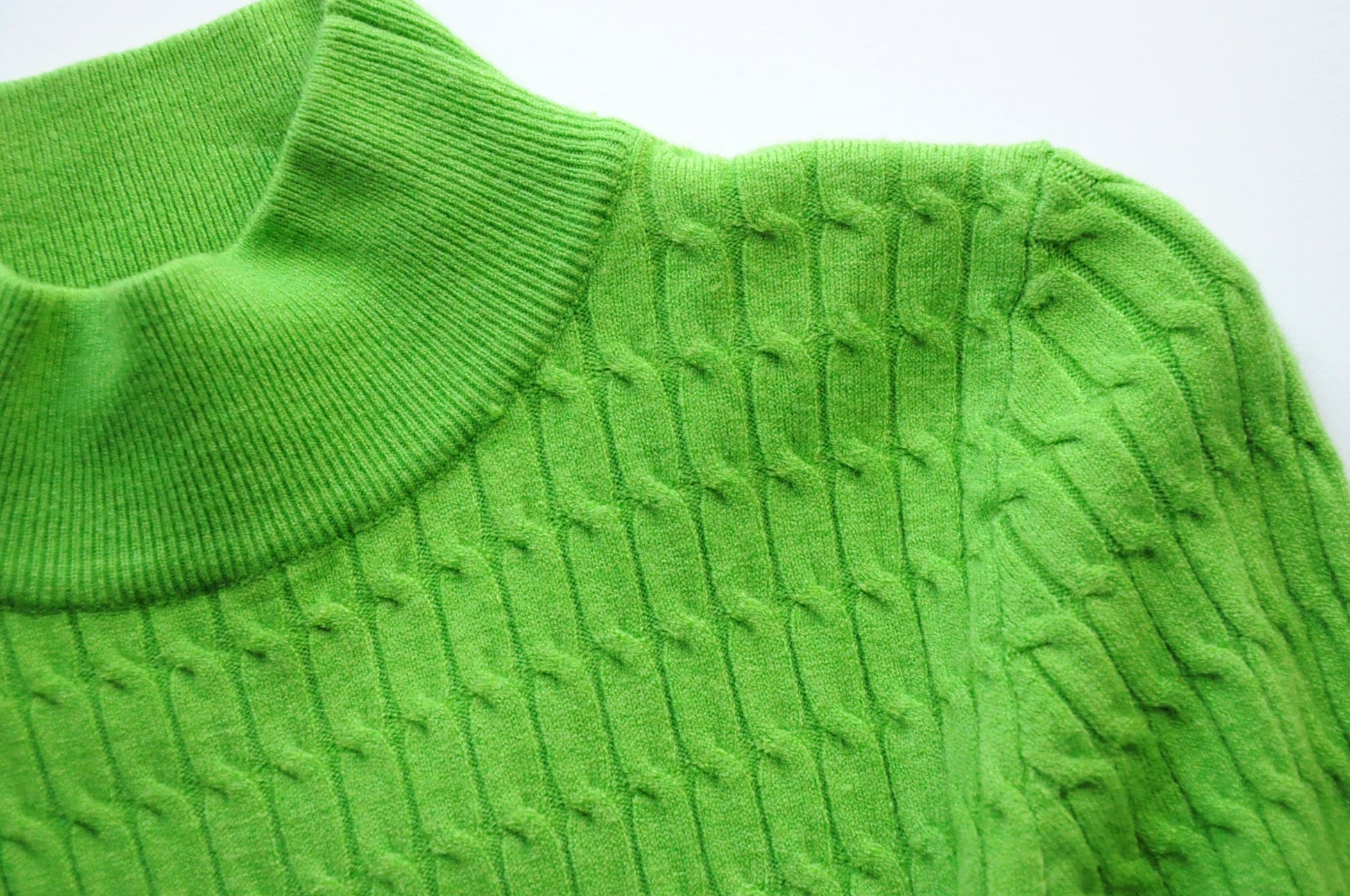 Green Cable-knit jumper dress Green Cable-knit jumper dress