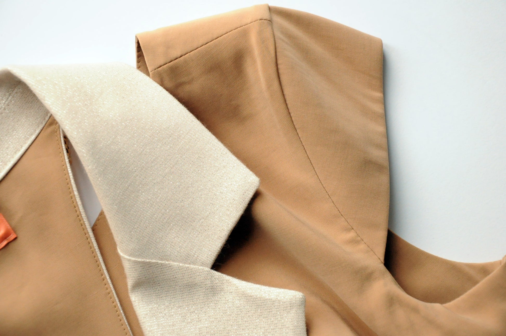 Light brown cutout blazer dress